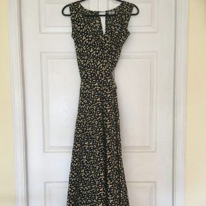 Maxi wrap dress - Cheetah print